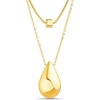image:imageNautica Two Row Teardrop Necklace Set for Women 1622 Inches Long