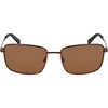 image:imageNautica mens N102sp Rectangular SunglassesMatte Brown