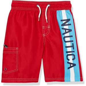 image:imageNautica Boys 47 Swim TrunkSide Stripe Carmine Fk13