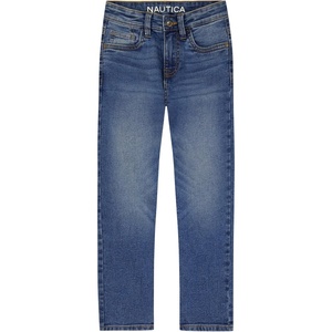 image:imageNautica Boys Classic Fit Straight Leg Denim Jeans 5Pocket Style Zipper Fly amp Button ClosureCaravel