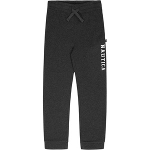 image:imageNautica Boys Fleece Jogger SweatpantsSolid Coal Heather