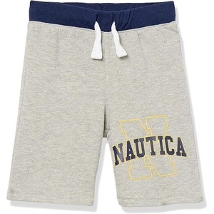 image:imageNautica Boys Pullon Fleece Shorts Drawstring ClosureGrey