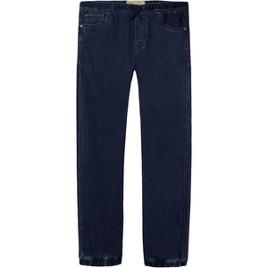 image:imageNautica Boys Pullon Stretch Denim JoggerStyle Jeans 5Pocket Style amp Drawstring ClosureDark Blue