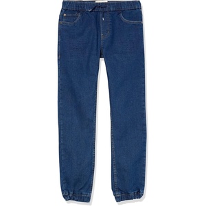 image:imageNautica Boys Pullon Stretch Denim JoggerStyle Jeans 5Pocket Style amp Drawstring ClosureLegacy Medium Blue