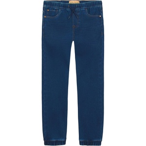 image:imageNautica Boys Pullon Stretch Denim JoggerStyle Jeans 5Pocket Style amp Drawstring ClosureMedium Blue