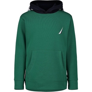 image:imageNautica Boys Pullover Fleece Hoodie SweatshirtAlpine Green Hood Hit