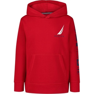 image:imageNautica Boys Pullover Fleece Hoodie SweatshirtSignal Flag Tango Red