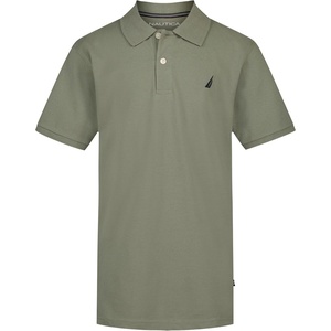 image:imageNautica Boys Short Sleeve Anchor Polo Button Closure Soft amp Comfortable Pique FabricSea Spray