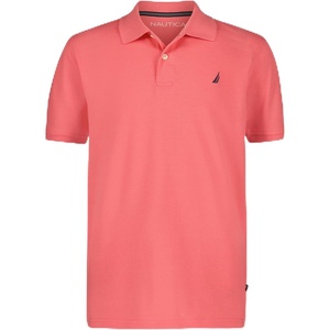 image:imageNautica Boys Short Sleeve Anchor Polo Button Closure Soft amp Comfortable Pique FabricTeaberry