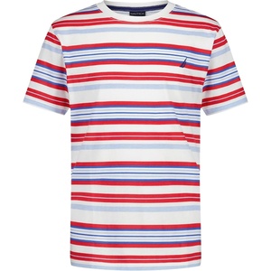 image:imageNautica Boys Short Sleeve Fashion Crew Neck TShirt Soft Comfortable Relaxed FitAmericana Bright Stripe