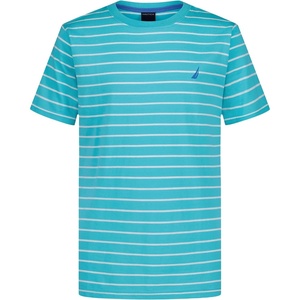 image:imageNautica Boys Short Sleeve Fashion Crew Neck TShirt Soft Comfortable Relaxed FitCuracao Classic Stripe