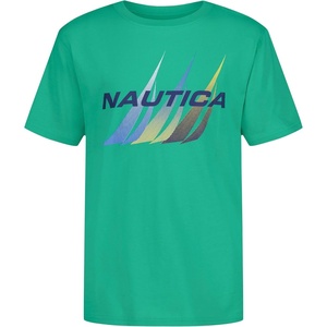 image:imageNautica Boys Short Sleeve JClass Logo Crew Neck TShirt Soft Comfortable Relaxed FitTriple Jclass Gum Drop