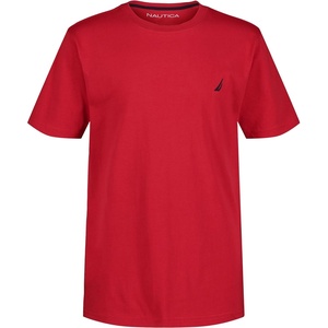 image:imageNautica Boys Short Sleeve Solid Crew Neck TShirt Soft Comfortable Relaxed FitCarmine