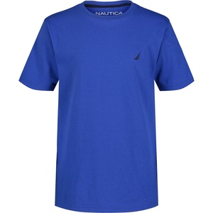 image:imageNautica Boys Short Sleeve Solid Crew Neck TShirt Soft Comfortable Relaxed FitCobalt