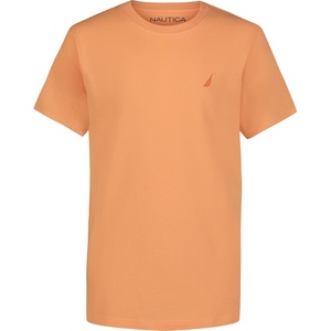 image:imageNautica Boys Short Sleeve Solid Crew Neck TShirt Soft Comfortable Relaxed FitOrange Sorbet