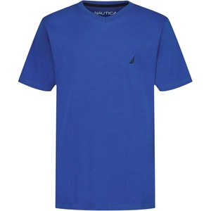 image:imageNautica Boys Short Sleeve Solid VNeck TShirt Soft Comfortable Relaxed FitCobalt