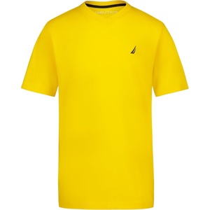 image:imageNautica Boys Short Sleeve Solid VNeck TShirt Soft Comfortable Relaxed FitLemon