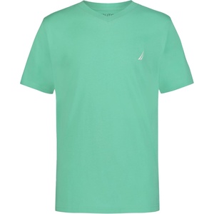 image:imageNautica Boys Short Sleeve Solid VNeck TShirt Soft Comfortable Relaxed FitSpearmint