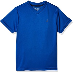 image:imageNautica Boys Short Sleeve Solid VNeck Tee ShirtPalo Lapis Blue