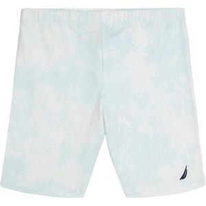 image:imageNautica Girls Active Bike Shorts Soft amp Stretchy Spandex with Flat Waistband amp Logo DesignBlue Light Cloud
