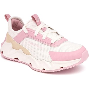 image:imageNautica Girls Kids Running Sneakers  Comfortable Tennis Shoes with Chunky Sculpted Bottom  Sizes for Big amp Little Kids LaceUpBungeeWhite Pink