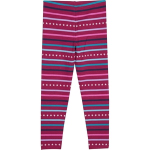 image:imageNautica Girls Leggings Full Length Pullon Stretch Pants with Elastic Waistband amp Logo DetailRasberry Stripes