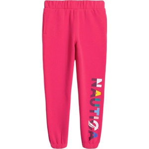 image:imageNautica Girls Logo Sweatpants Fleece Joggers with Ribbed Cuffs amp Functional Side PocketsBeetroot Purple