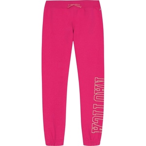 image:imageNautica Girls Logo Sweatpants Fleece Joggers with Ribbed Cuffs amp Functional Side PocketsFuchsia Glitter Art
