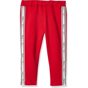 image:imageNautica Girls Logo Sweatpants Fleece Joggers with Ribbed Cuffs amp Functional Side PocketsRed 5003