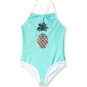 image:imageNautica Girls OnePiece Swimsuit with UPF 50 Sun Protection Quick Drying Bathing SuitCockatoo Pineapple