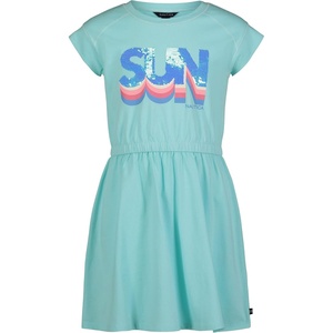 image:imageNautica Girls Short Sleeve Jersey Tee Dress with Elastic Cinched Waist Fun Designs amp ColorsBlue Tint