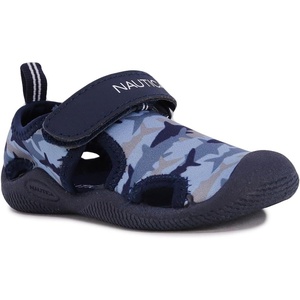 image:imageNautica Kids Water Shoes for Boys Girls Toddler Quick Dry Swim Shoes Aqua Socks Beach Pool Closed Toe Barefoot Summer Watershoes for Toddlers Size 512Navy Shark Camo