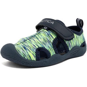 image:imageNautica Kids Water Shoes for Boys Girls Toddler Quick Dry Swim Shoes Aqua Socks Beach Pool Closed Toe Barefoot Summer Watershoes for Toddlers Size 512Navy Lime Heather