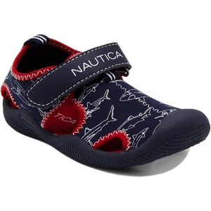 image:imageNautica Kids Water Shoes for Boys Girls Toddler Quick Dry Swim Shoes Aqua Socks Beach Pool Closed Toe Barefoot Summer Watershoes for Toddlers Size 512Shark Print