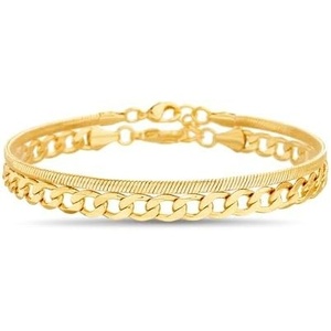 image:imageNautica Layered Chain Anklet Set for Women Double Row 10 Inches Long