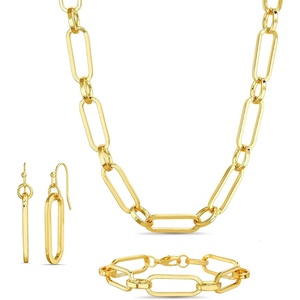 image:imageNautica Link Chain Necklace Earring Bracelet Set for Women