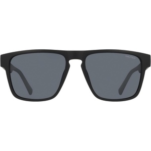 image:imageNautica Mens Sunglasses N920SP  Matte Black with Solid Smoke Polarized Lens