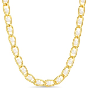 image:imageNautica Simulated Pearl Chain Necklace for Women 175 Inches Long