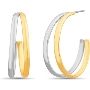 image:imageNautica Split Hoop Earrings for Women 30 mm Long