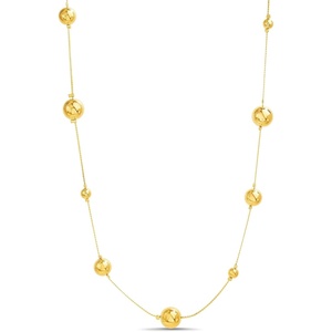 image:imageNautica Station Bead Necklace for Women 25 Inches Long Lobster Clasp