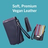 image:imageNautica Catalina RFID Womens Crossbody Bag Vegan Leather Compact Cell Phone Shoulder Travel Purse HolderBlack Jacquard