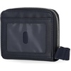 image:imageNautica Everglades Small Wallet for Women Compact Thin Wristlet Credit Card Wallet with ID Window Zippered Coin Purse BlackIndigo RacingStripe