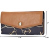image:imageNautica Money Manager Womens Slim RFID Blocking Wallet Small Bifold Credit Card Holder with Zipper Coin Pocket and ID WindowAnchor Aweigh