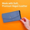 image:imageNautica Money Manager Womens Slim RFID Blocking Wallet Small Bifold Credit Card Holder with Zipper Coin Pocket and ID WindowFloating Floral Indigo