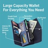 image:imageNautica Money Manager Womens Slim RFID Blocking Wallet Small Bifold Credit Card Holder with Zipper Coin Pocket and ID WindowFuego Red Buff