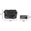 image:imageNautica Nylon Bean crossbodyBelt Bag adjustable shoulder strapBlack