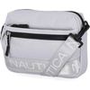 image:imageNautica Nylon Bean crossbodyBelt Bag adjustable shoulder strapIce Grey