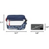 image:imageNautica Nylon Bean crossbodyBelt Bag adjustable shoulder strapIndigo  White