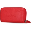 image:imageNautica On The Double Zip Around Vegan Leather Womens RFID Clutch Wallet With Wristlet Strap Indigo RedFuego Red 2