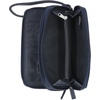 image:imageNautica On The Double Zip Around Vegan Leather Womens RFID Clutch Wallet With Wristlet Strap Indigo RedIndigo